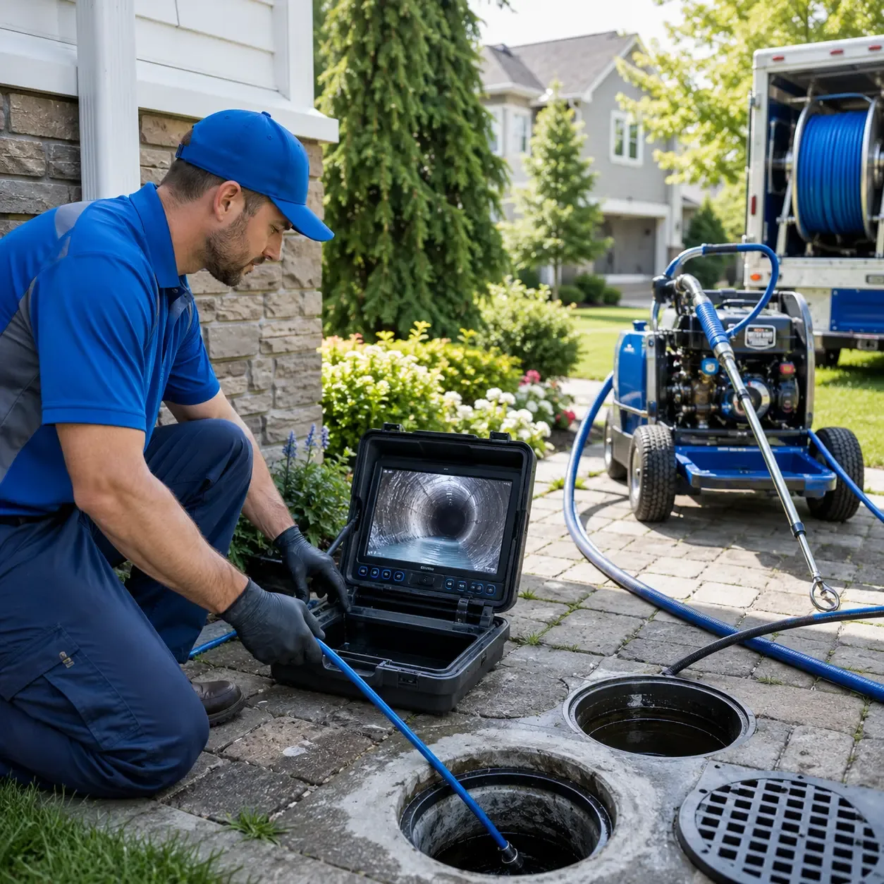 Outdoor drain cleaning professionals serving Central Bridge, NY