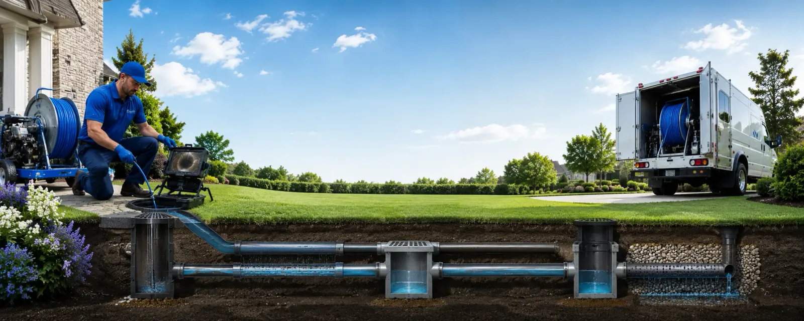 Outdoor drain cleaning information for Central Bridge, NY